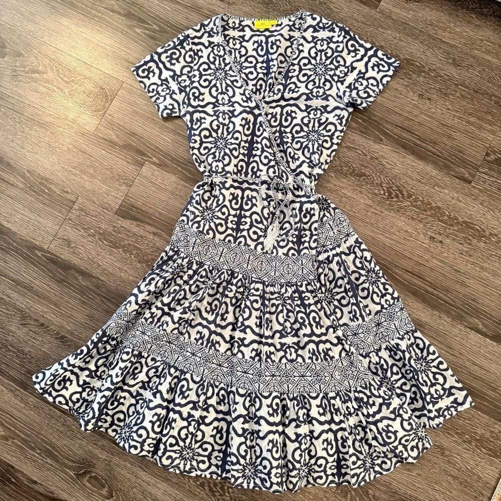 Roberta Roller Rabbit Midi Wrap Dress